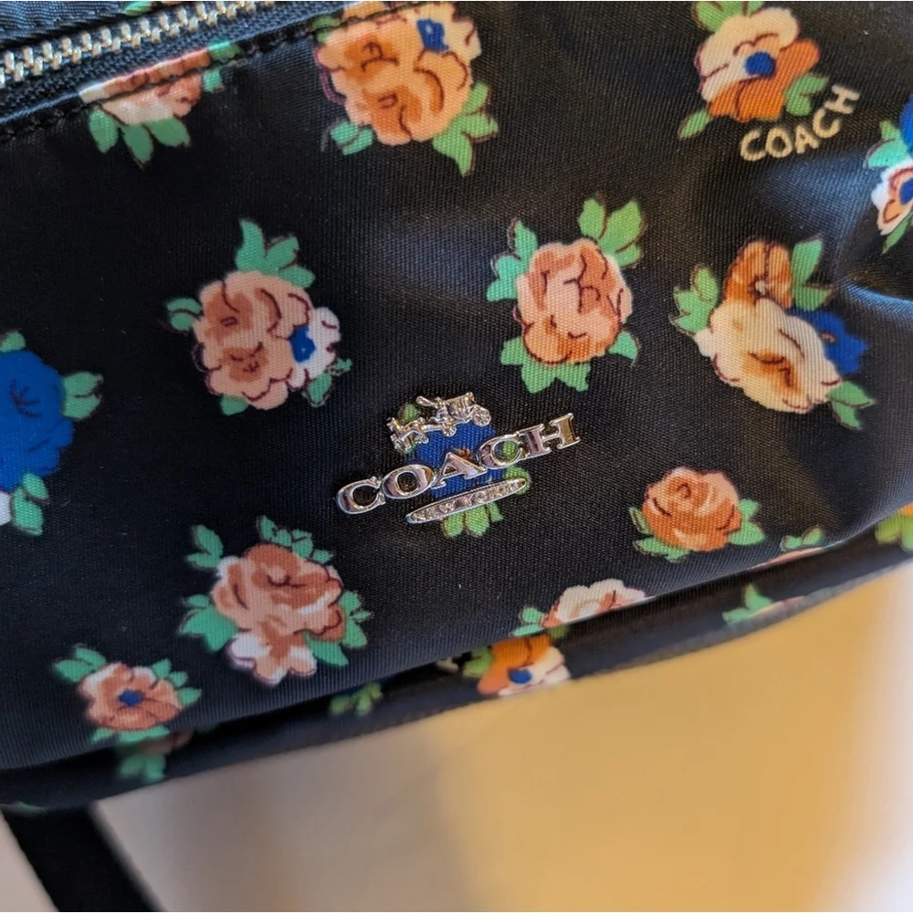 Coach F57636 Mini Charlie Nylon Backpack in EUC
